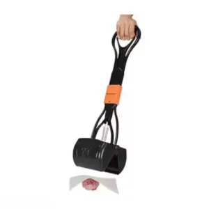 Portable Folding Pet Pooper Scooper 11 Inch Dog Waste Pickup Clip for Dogs and Cats ( default, Standard )