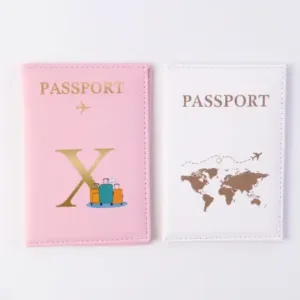 Travel Passport Holder Wallet – Compact Multi-Compartment Organizer with Zip Closure 1pc ( default, OS )