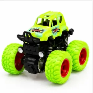 Strong Mini Monster Pull Back Car for Kids, 4 Wheel Drive Stunt Car Pack of 2 ( multicolor, OS )
