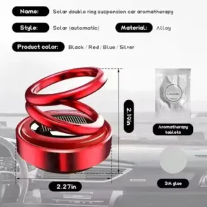 Car Solar Perfume Air Freshener – Solar Powered Aroma Diffuser for Car, Vehicle & Home ( default, Standard )