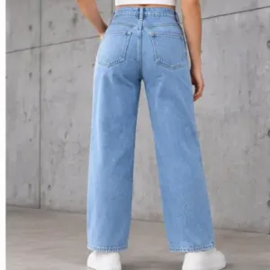 Straight Fit Jeans for Women & Girls – Denim Casual Jeans ( default, 36 )