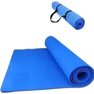 4MM YOGA MAT ENVIRONMENT FRIENDLY, EASY TO CARRY WITH CARRY STRAP ( default, OS )