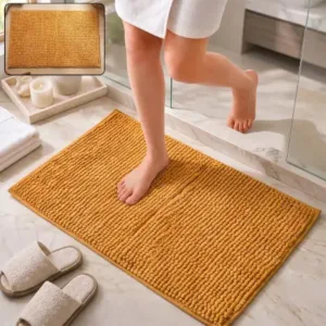 Anti-Slip Absorbent Microfiber Chenille Floor Mat 77 x 49 cm ( default, OS )