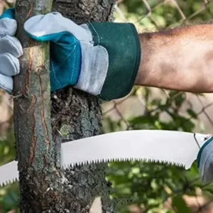 Hand Pruning Saw with Protective Cover – 50 cm High Carbon Steel Garden Branch Cutter ( default, OS )