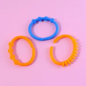 Baby Learning Links Set – 3-Piece Colorful Interlocking Educational Toy ( default, OS )
