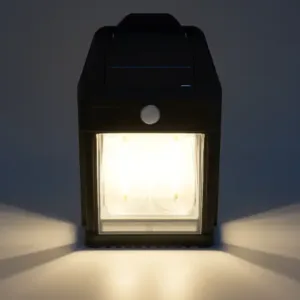 18W Solar Wall Double Light – Outdoor Waterproof LED Lantern with Motion Sensor, 2 Modes, Dusk to Dawn (Wireless, 1 Pc). ( default, OS )