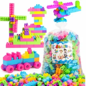 125-Piece Colorful Building Blocks Set for Kids – Creative Educational Construction Toy ( default, OS )