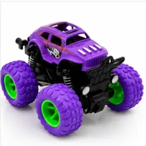 Strong Mini Monster Pull Back Car for Kids, 4 Wheel Drive Stunt Car Pack of 2 ( multicolor, OS )