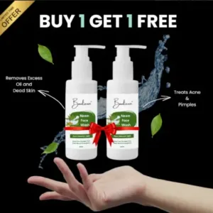 Banlieue Neem Face Wash Pure Natural & Safe 120ml | Soap Free Paraben Free Plant-Based(pack of 2) ( default, 240ml )